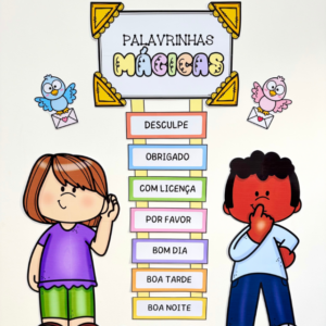 Painel Palavrinhas mágicas