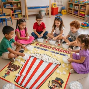 🎪✨ PAINEL INTERATIVO – O CIRCO CHEGOU!