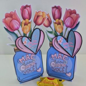 🌷 Mimo Dia das Mães – Pote de Flores