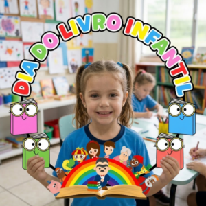 📚🌈 Bambolê Interativo – Dia do Livro Infantil