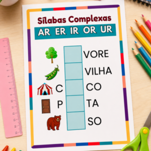 Atividades Sílabas Complexas