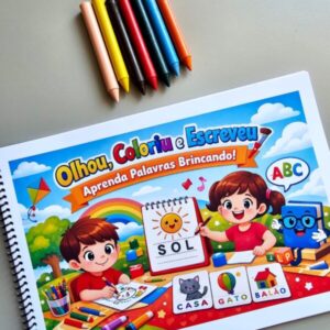 Olhou, Coloriu e Escreveu