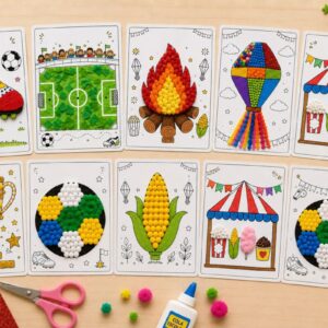📚✨ ATIVIDADES SENSORIAIS – FESTA JUNINA E FUTEBOL ⚽🌽✨