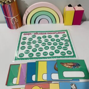 🧩 Caça-Sílabas – Sílabas Complexas