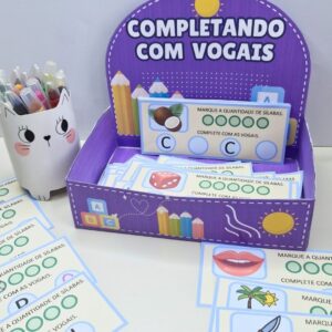 Educação Especial – Completando com Vogais ✏️🔤